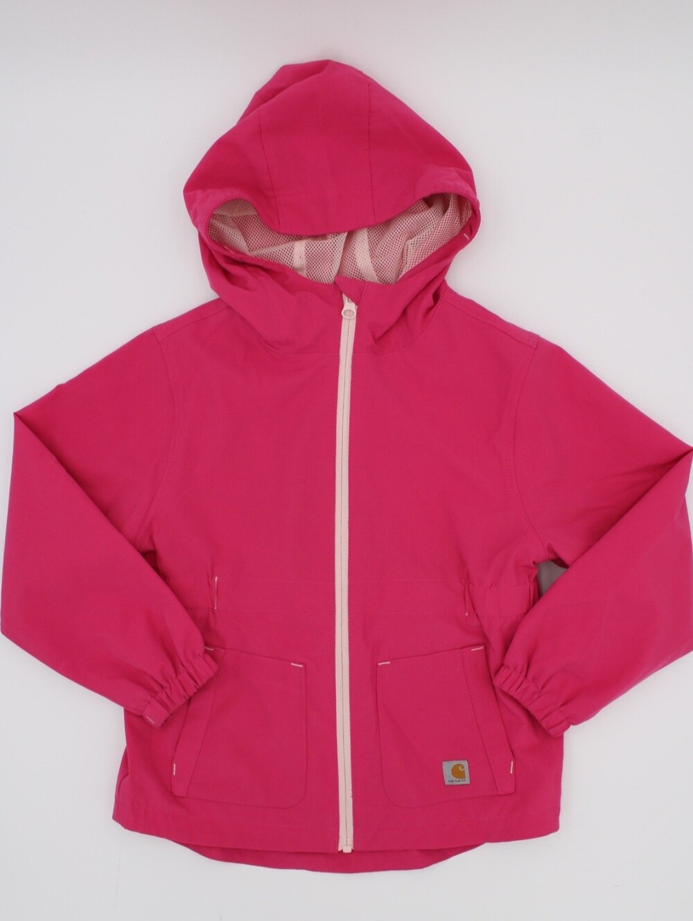 Carhartt Girls XXS 4/5 Fuchsia Pink Rugged Flex Hooded Jacket